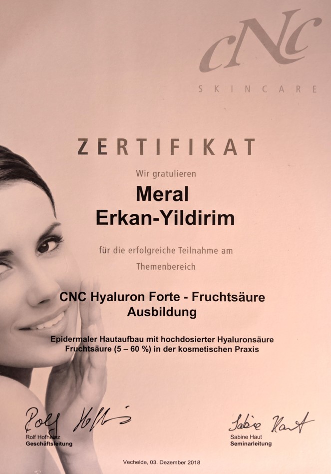 Zertifikat Meral 2